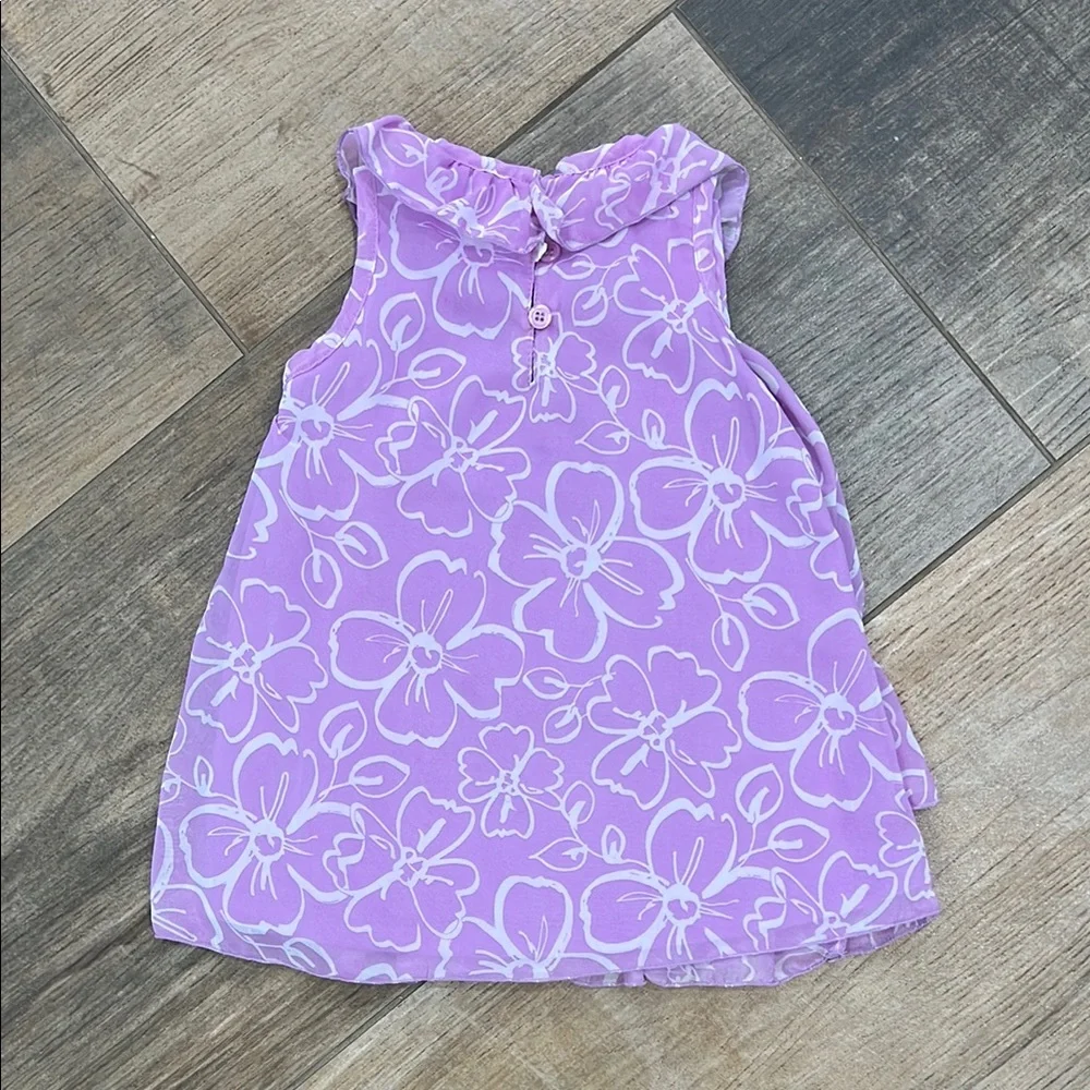 Kids Headquarters Purple Ruched Ruffled Sundress - Picture 3 of 5